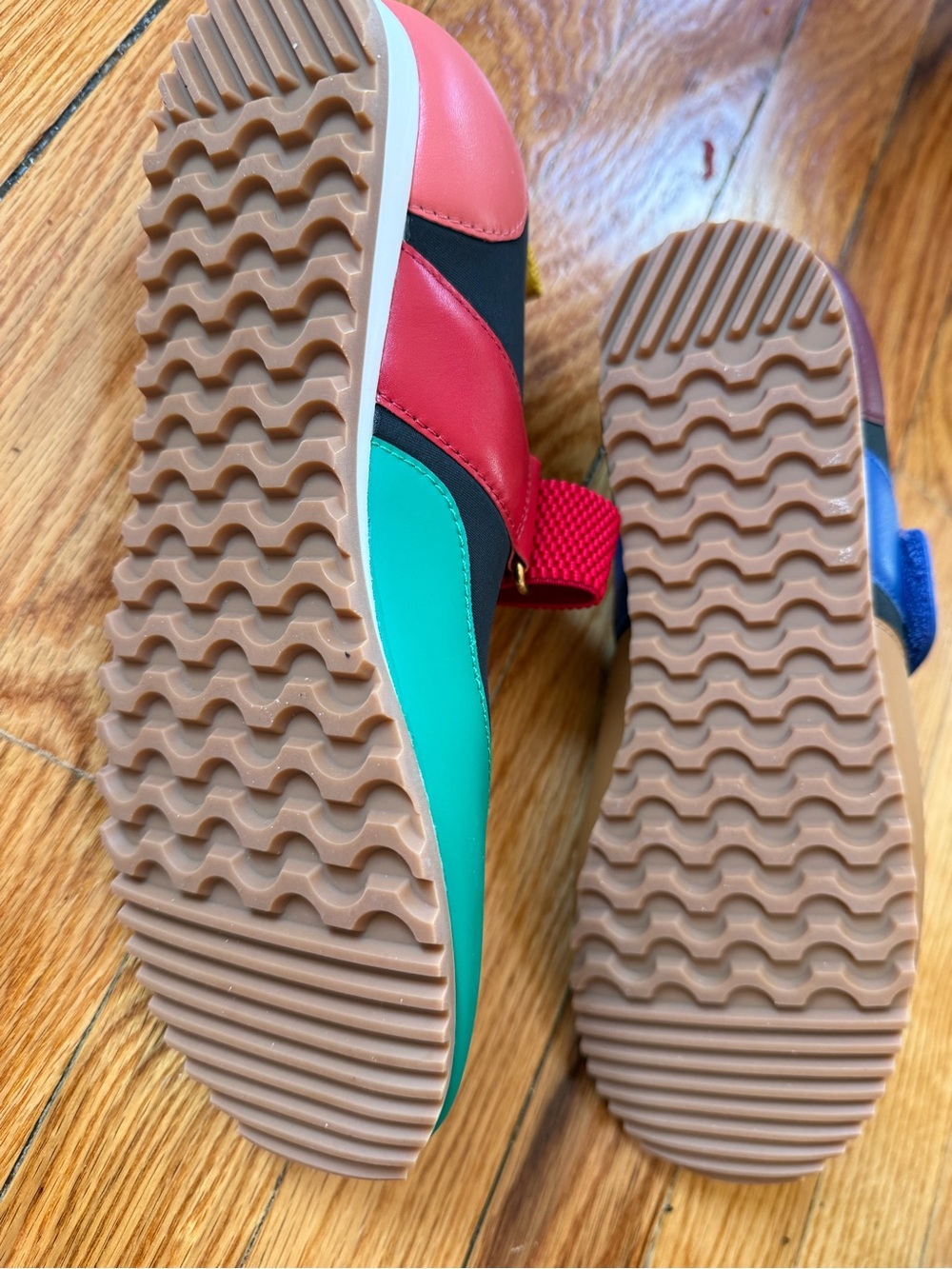 CHARLOTTE STONE Mable Colorblock Mary Jane Flats - Multicolor - size 7 - new - Picture 2 of 4